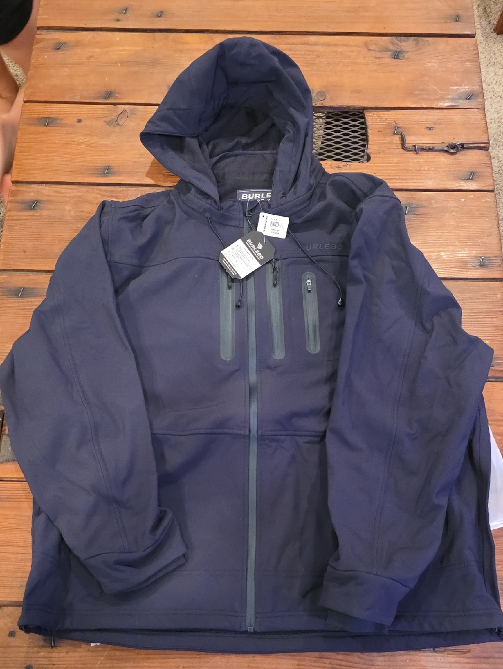 Burlebo black Performance Hooded Softshell Jacket